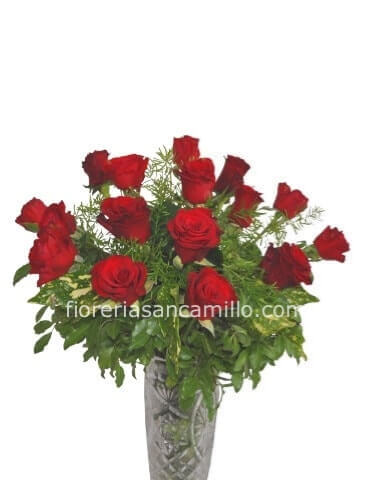 Bouquet piccolo di rose rosse